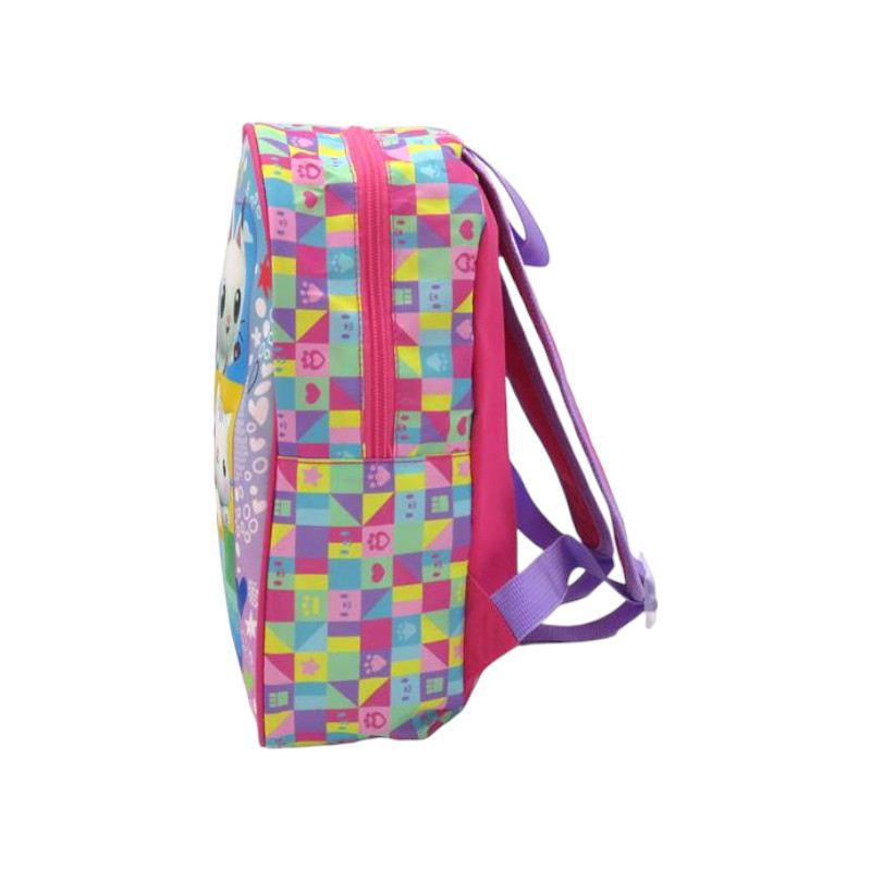 Ghiozdan gradinita, 30x24x10 cm, bretele ajustabile si intarite, multicolor, Gabby's Dollhouse [2]
