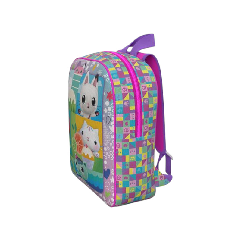 Ghiozdan gradinita, 30x24x10 cm, bretele ajustabile si intarite, multicolor, Gabby's Dollhouse [4]