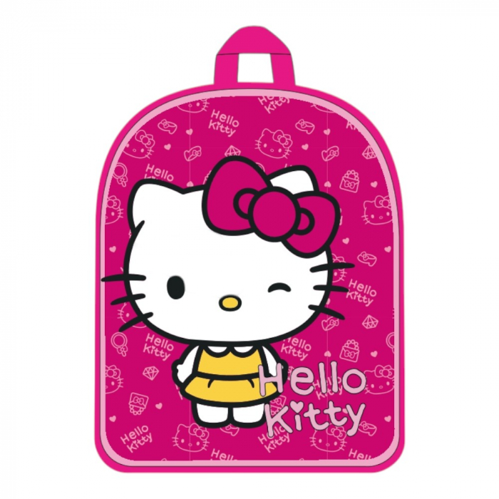 Ghiozdan gradinita, 30x26x10 cm, bretele ajustabile si intarite, multicolor, Hello Kitty [2]
