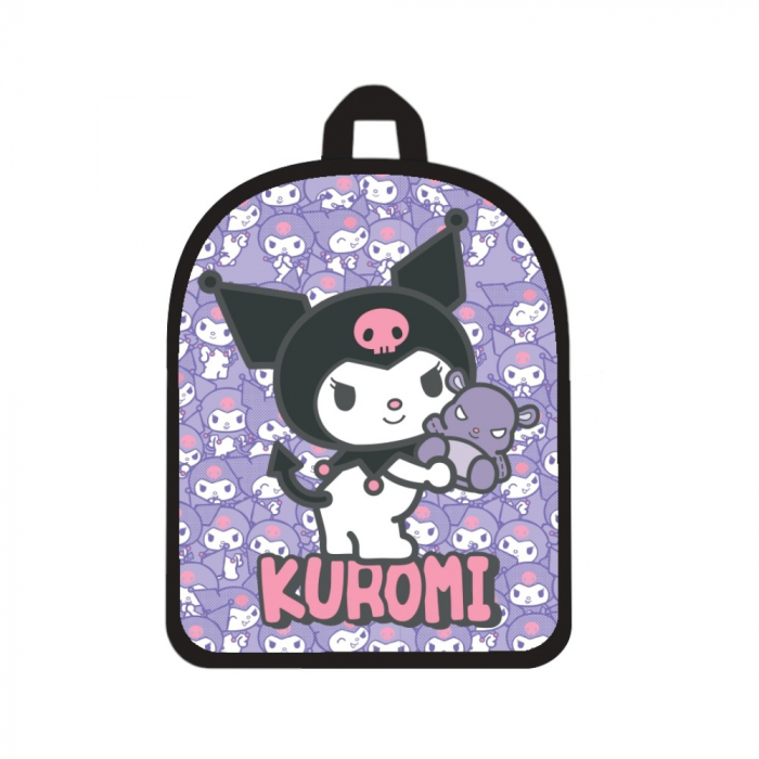 Ghiozdan gradinita, 30x26x10 cm, bretele ajustabile si intarite, multicolor, Kuromi [2]