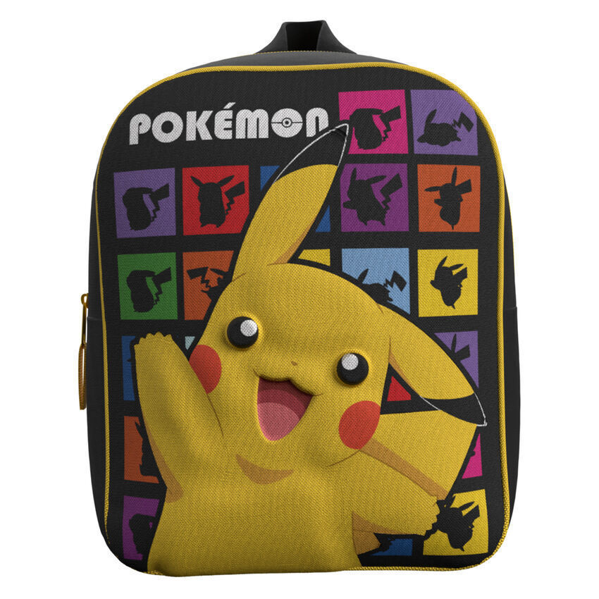 Ghiozdan gradinita, 3D, 32x26x10 cm, bretele ajustabile si intarite, multicolor, Pokemon [2]