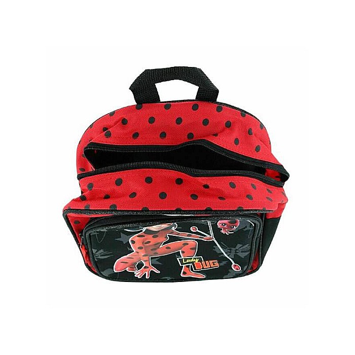 Ghiozdan poliester, Bia, Lady Bug, roșu cu negru, 31 x 25 x 9 cm [3]