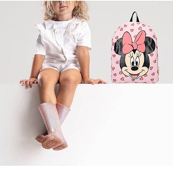 Ghiozdan roz, 31x23x9 cm, Style Icons, Minnie Mouse, Disney [5]