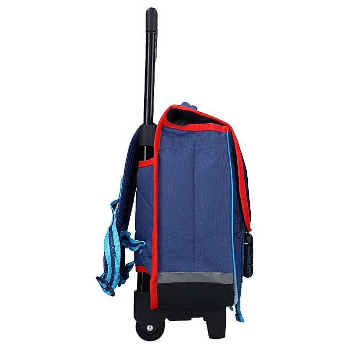 Ghiozdan tip troler, albastru, 38x31x15 cm, Keep on Moving, Spiderman [3]