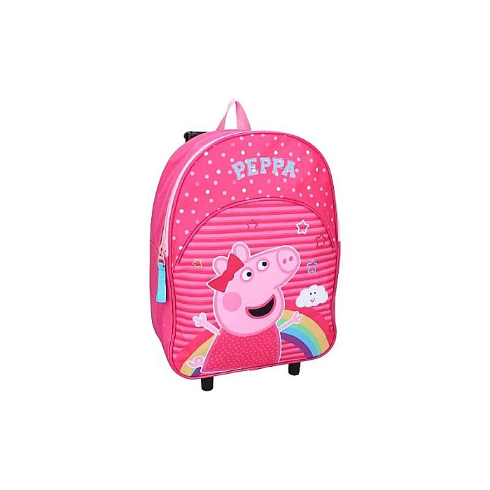 Ghiozdan troler copii Peppa Pig - Make believe, multicolor, 36 x 25 x 11 cm [2]