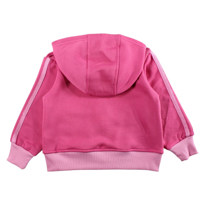 Hanorac copii, cu fermoar, glugă și buzunare frontale, fucsia, Happy, Stitch [2]