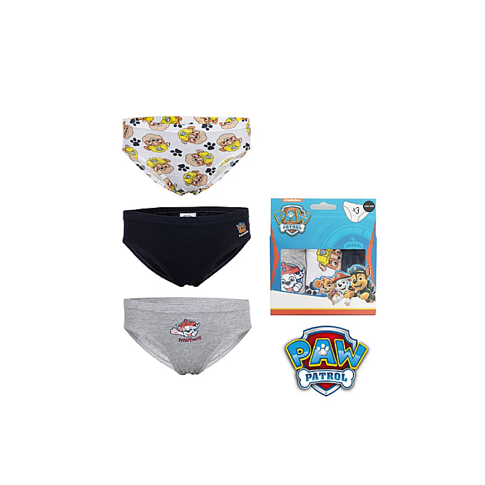 Set 3 chiloți pentru băieți, 100% bumbac, multicolor, Paw Patrol [2]