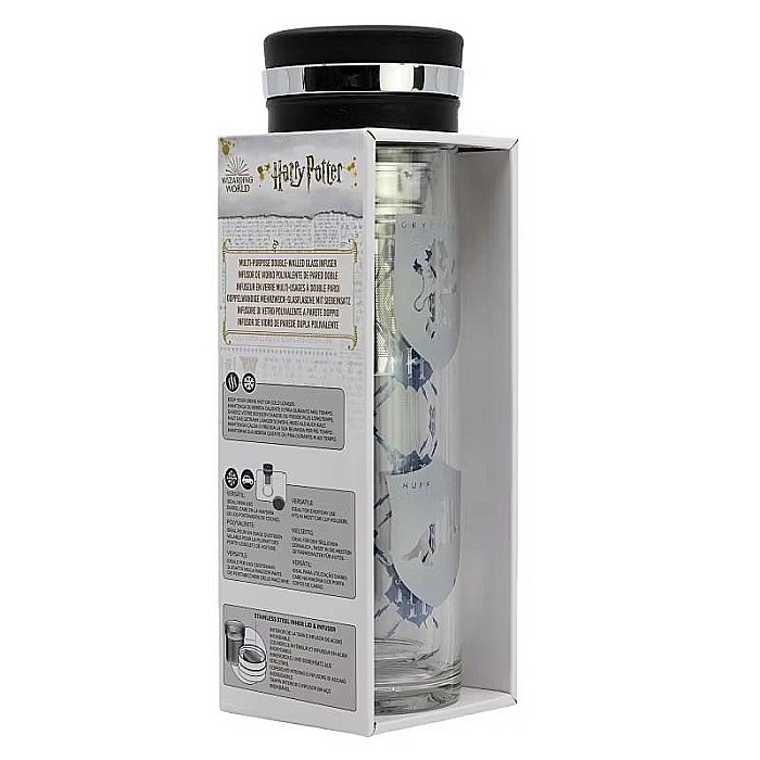 Infuzor de ceai din sticlă barosilicată, cu pereți dubli, 350 ml, Harry Potter [3]