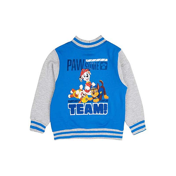 Jachetă tip colegiu pentru băieți, multicolor, 100% bumbac, Team, Paw Patrol [1]