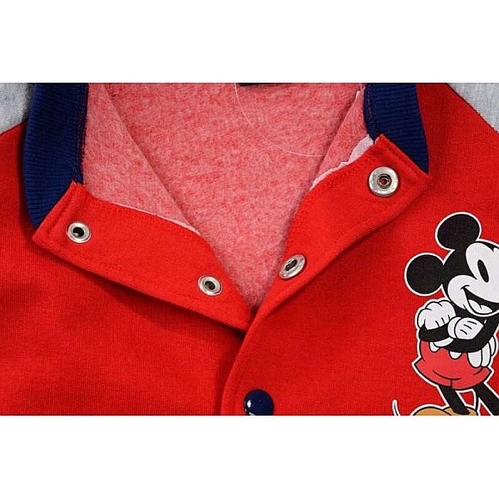 Jachetă tip colegiu pentru fete, roșu, Minnie Mouse, Disney [4]