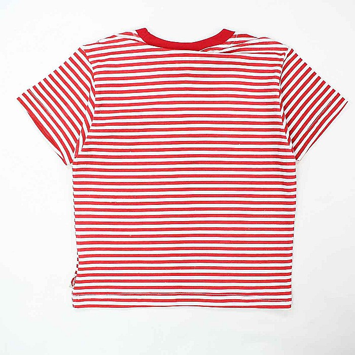 Tricou copii, 100% bumbac, alb/roșu, Lee Cooper [3]