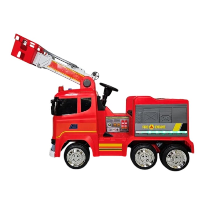 Mașină electrică licență camion Scania, pentru o persoană, Roșu, 12V, cu telecomandă, Bluetooth, USB, 117x62x55 cm [5]