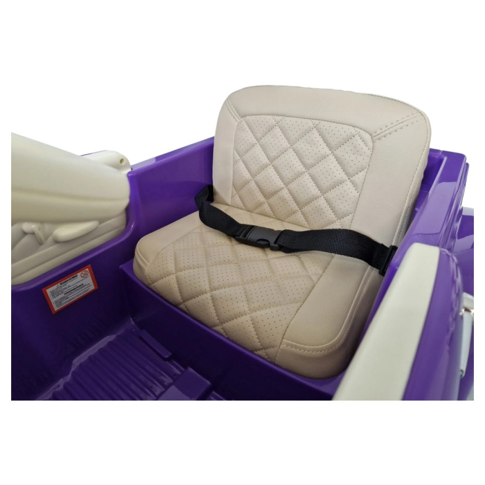 Mașină electrică licență Chevrolet 3100 pick-up, pentru o persoană, Mov, 12V, cu telecomandă, Bluetooth, Radio, USB, 103x55x51 cm [9]