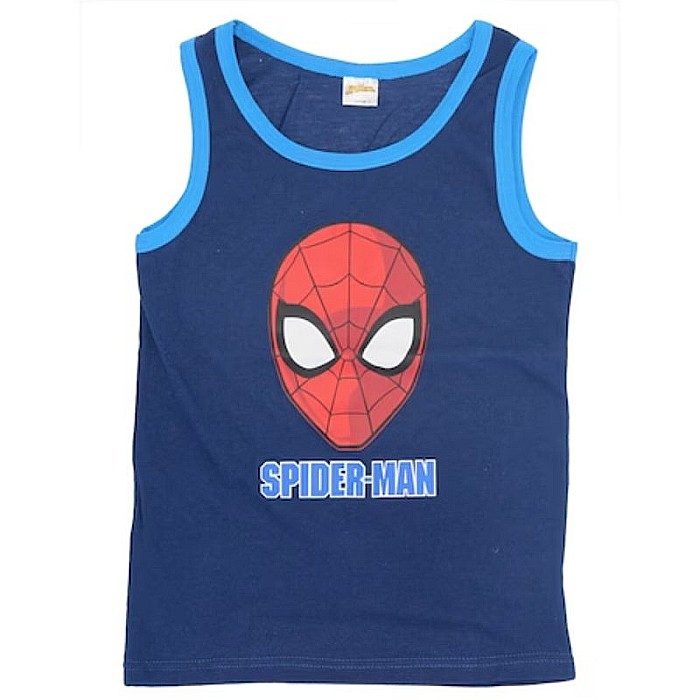 Set 2 maiouri băieți, albastru, 100% bumbac, Spiderman [2]