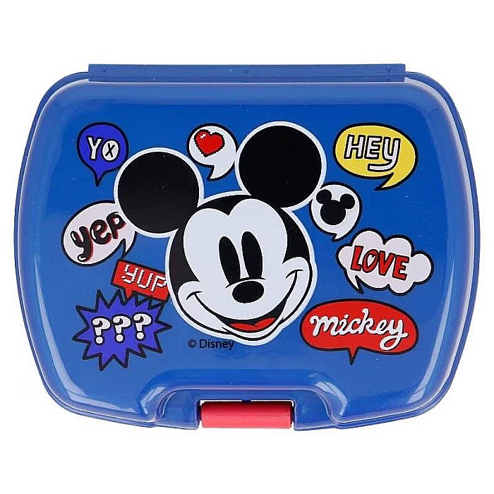 Mini cutie snacks dreptunghiulară 10.9x8.5x4 cm, Mickey Mouse, Disney [2]