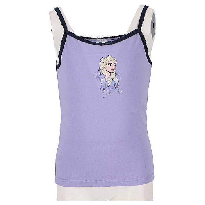 Set două maiouri fete, 100% bumbac, multicolor, Elsa, Frozen [3]