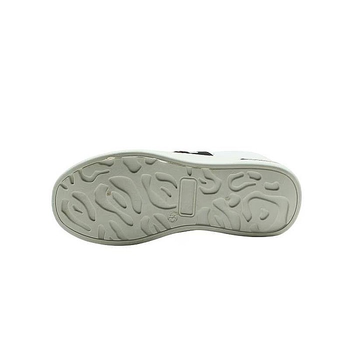 Pantofi sport din piele ecologică cu detalii holografice, alb, WH, Lee Cooper [4]