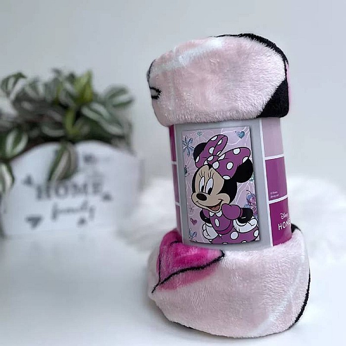 Pătură copii, Disney Minnie, Fleece, 100x150cm, Roz [2]