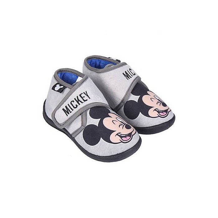 Botoși pentru interior, Mickey Mouse, Gri/Negru [2]