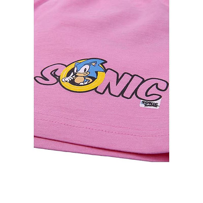 Pijama copii, cu mânecă scurtă, 100% bumbac, multicolor, Sonic [7]