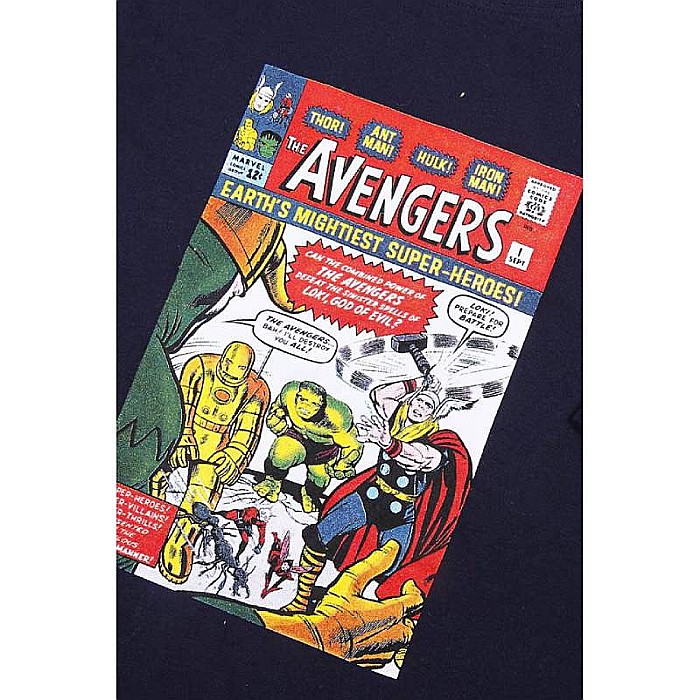 Pijama bărbați cu mânecă scurtă, bumbac, multicolor, Avengers, Marvel [3]