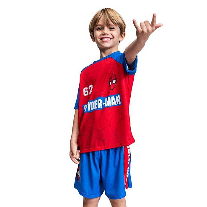 Set 2 piese, tricou și pantaloni scurți, albastru/roșu, Spiderman [4]