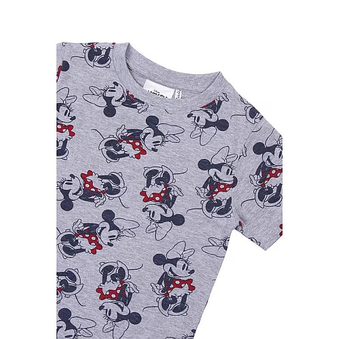 Tricou copii 100% bumbac, gri, Minnie Mouse, Disney [3]