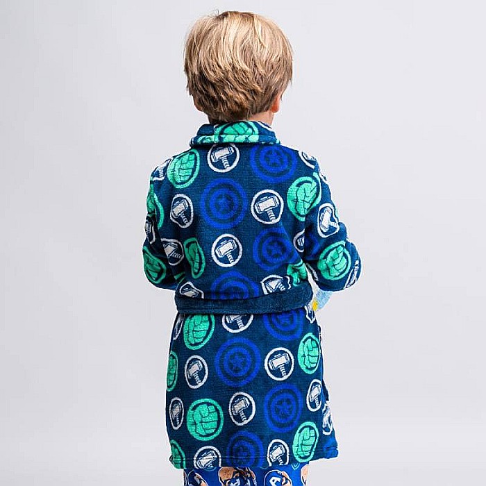 Halat baie cu glugă cocolino Avengers Bleumarin [4]