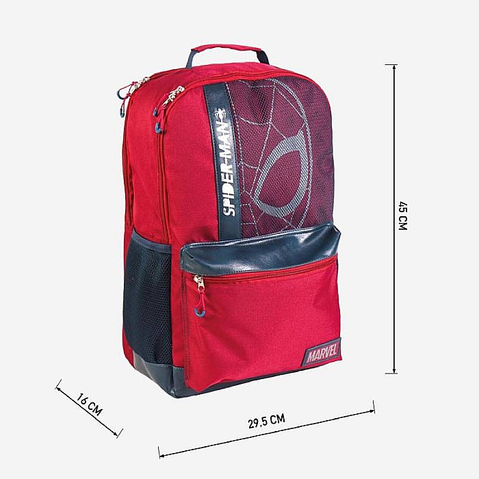 Rucsac laptop pentru călătorii, 3 compartimente, bretele ajustabile, multicolor, 45 x 29, 5 x 16 cm, Spiderman, Marvel [4]