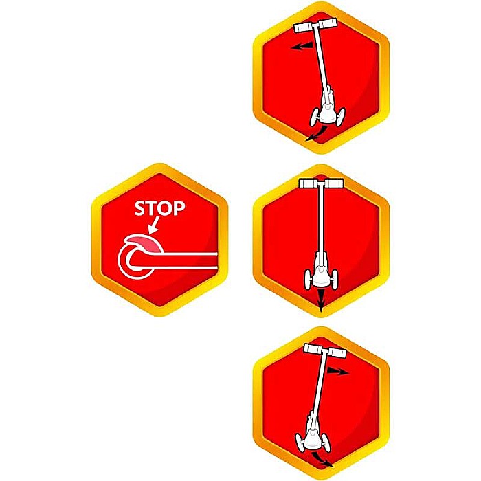 Trotinetă intuitivă cu 3 roți, multicolor, mânere confortabile, platformă antiderapantă, roți acoperite cu material PVC, frână posterioară cu piciorul, Paw Patrol [3]