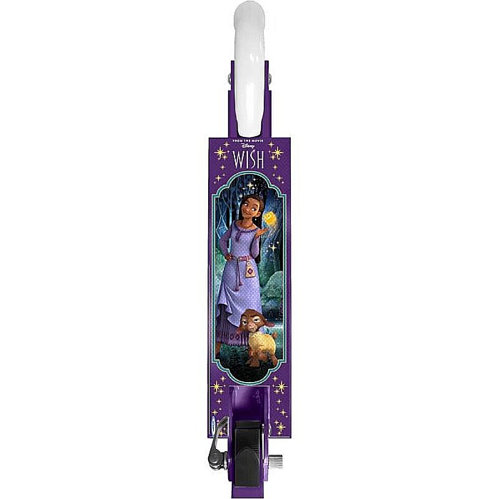 Trotinetă pliabilă cu 2 roți 3 ani +, multicolor, ghidon ajustabil, mânere pliabile, platformă antiderapantă, frână posterioară cu piciorul, Wish, Disney [2]