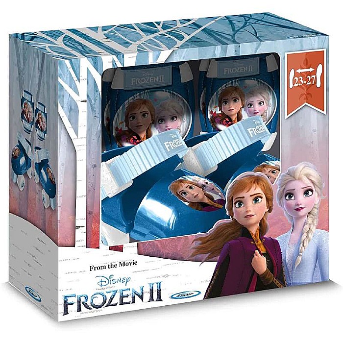 Set role, genunchiere și cotiere, multicolor, reglabile, mărimea 23-27, Frozen [2]