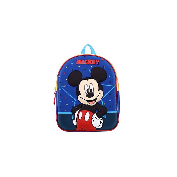 Ghiozdan poliester, 3D, Stars Mickey Mouse, albastru, 31 x 9 x 25 cm [1]