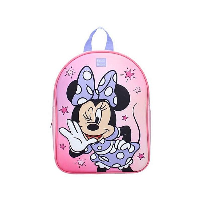 Ghiozdan 3d Minnie Mouse funhouse, dimensiuni 29cm x22cm x9cm [1]