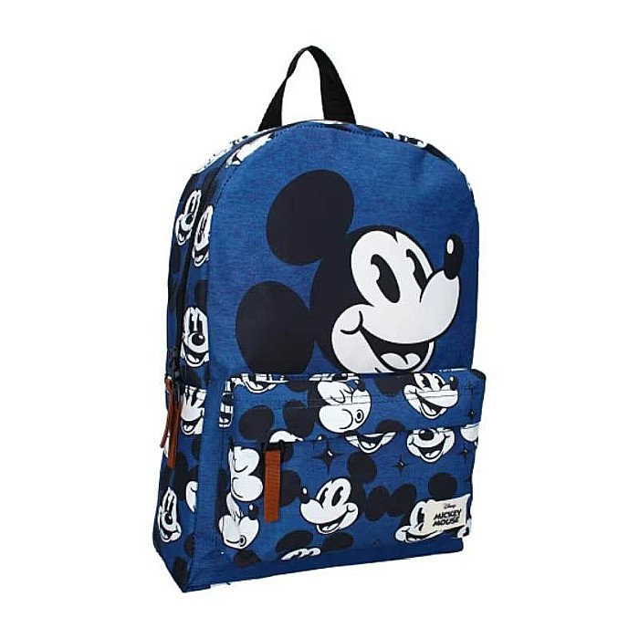 Ghiozdan Mickey Mouse good times only, dimensiuni 33cm x23cm x9cm [3]