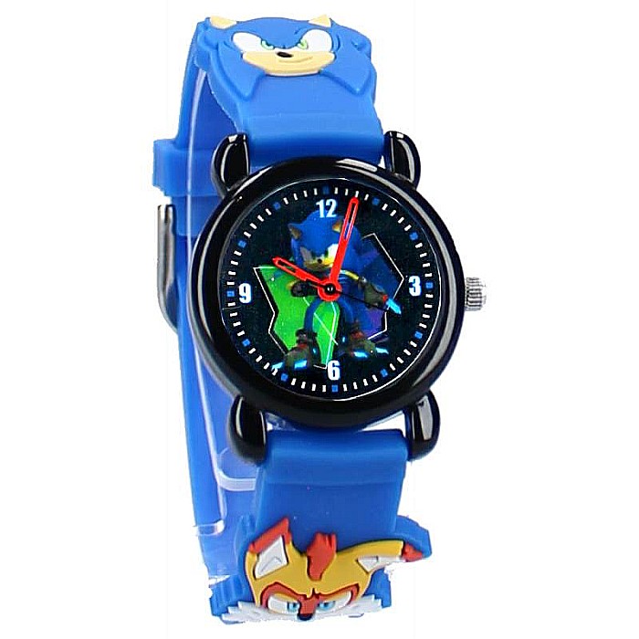 Ceas de mână copii Sonic prime Kids Time, Negru/Albastru [3]