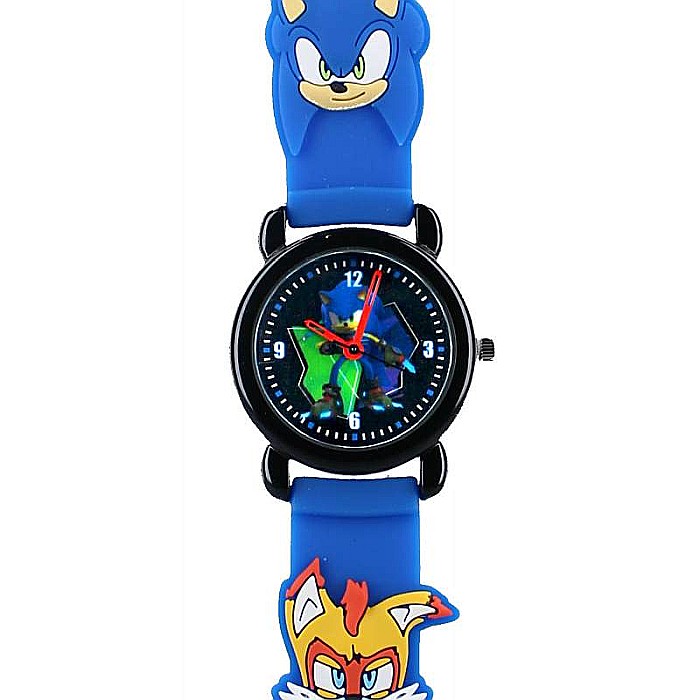 Ceas de mână copii Sonic prime Kids Time, Negru/Albastru [4]