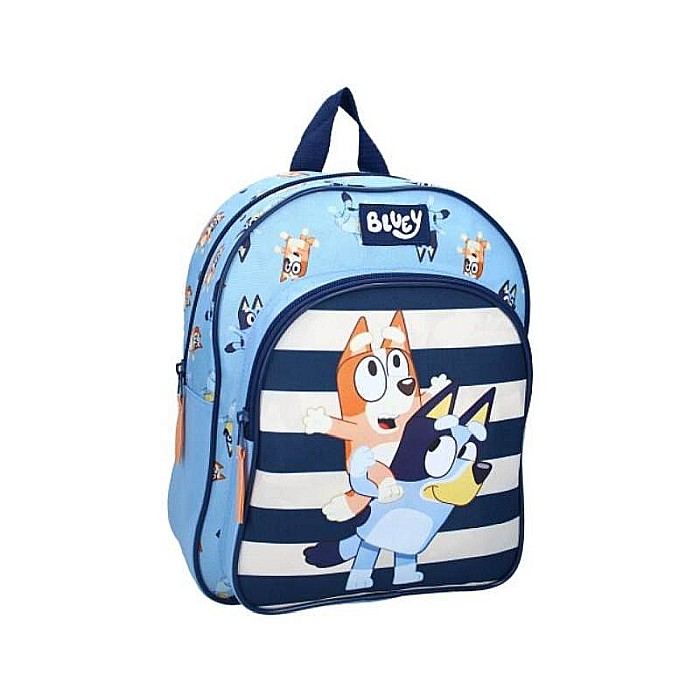 Ghiozdan grădiniță Jump Into Fun, Bluey, 30x25x11 cm Albastru [2]