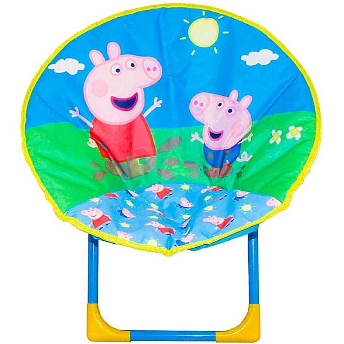 Scaun pliant, Plastic/Țesătură, 48 cm, Multicolor, Peppa Pig [2]