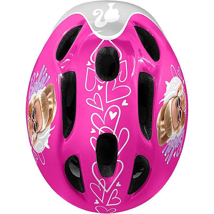 Set protecție pentru copii, cască cu mărime reglabilă, genunchiere și cotiere, multicolor, 3-6 ani, Barbie [4]