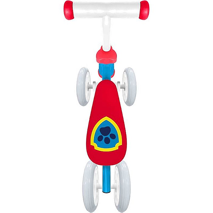Mini bicicletă fără pedale pentru copii, vârsta 1-3 ani, cadru ergonomic, șa largă din spumă, ghidon reglabil, mânere anti lovire, Paw Patrol [3]
