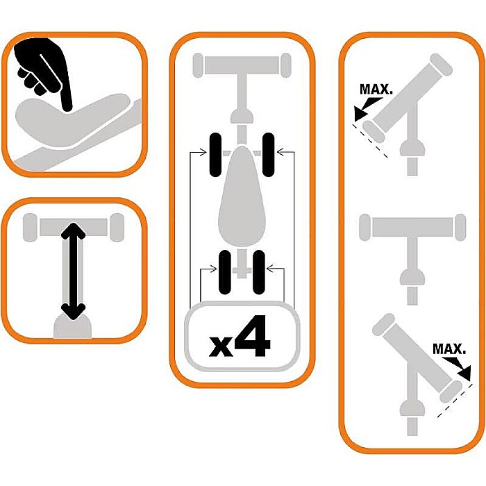 Mini bicicletă fără pedale pentru copii, vârsta 1-3 ani, cadru ergonomic, șa largă din spumă, ghidon reglabil, mânere anti lovire, Paw Patrol [5]