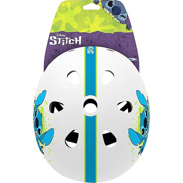 Cască protecție pentru bicicletă, trotinetă, skateboard, role, rezistentă la impact, cu mărime reglabilă, 53-57 cm, multicolor, Stitch [4]