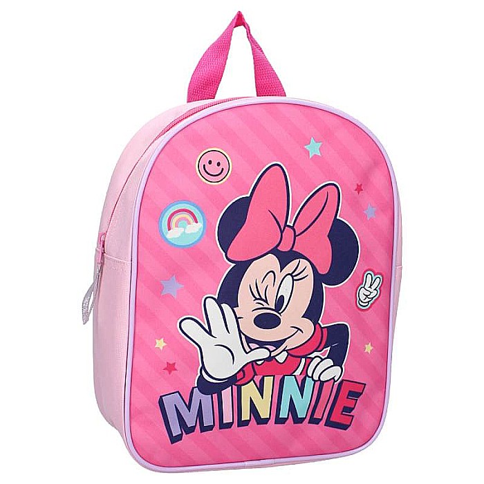 Ghiozdan grădiniță, 29x22x9 cm, multicolor, bretele ajustabile și căptușite, Minnie Mouse Glam It Up [1]