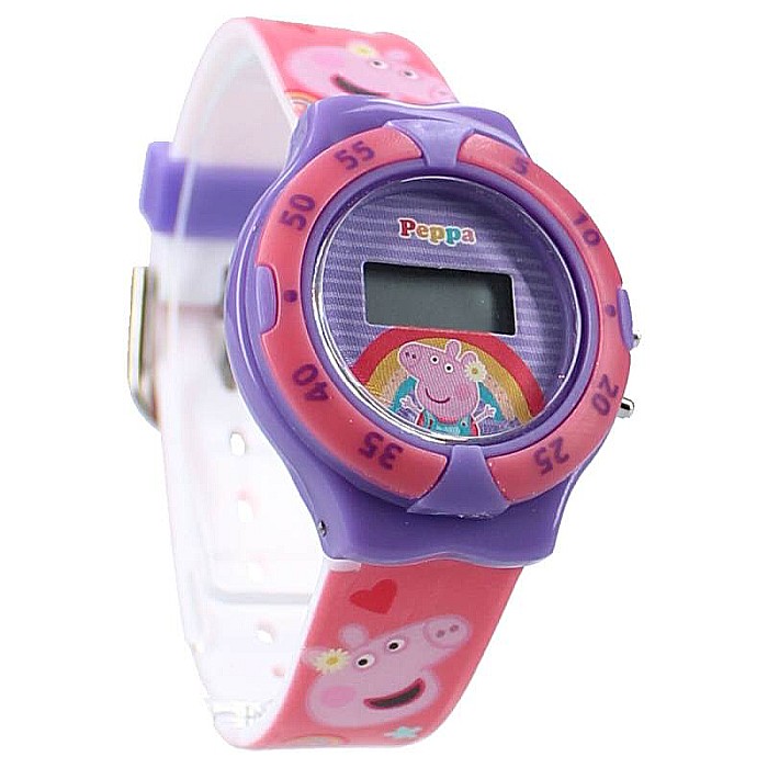 Ceas digital pentru copii, multicolor, Peppa Pig, Kids Time [1]