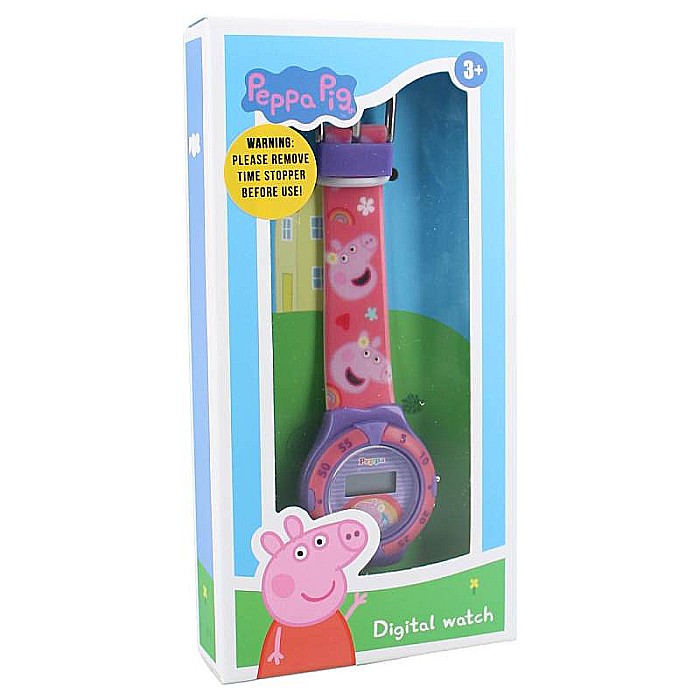 Ceas digital pentru copii, multicolor, Peppa Pig, Kids Time [4]