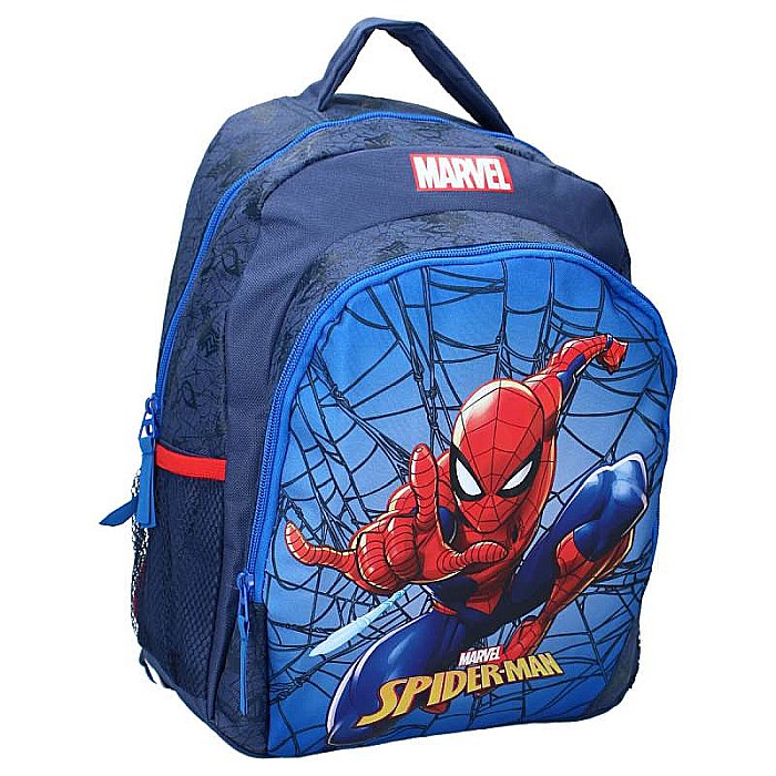 Ghiozdan cu două compartimente, multicolor, 35x27x18 cm, cu bretele ajustabile și căptușite, Spiderman Tangled Webs [1]