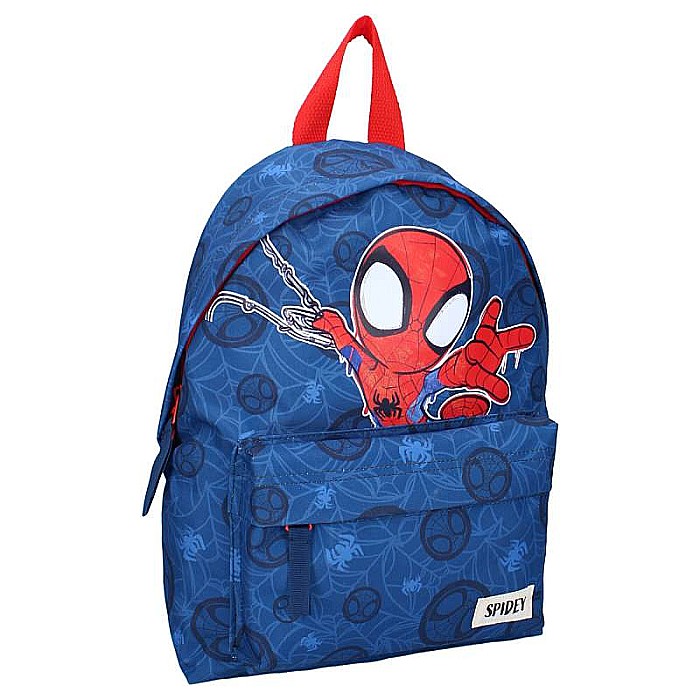 Rucsac cu două compartimente, multicolor, 31x10x25 cm, cu bretele ajustabile și căptușite, Spiderman Made For Fun [1]