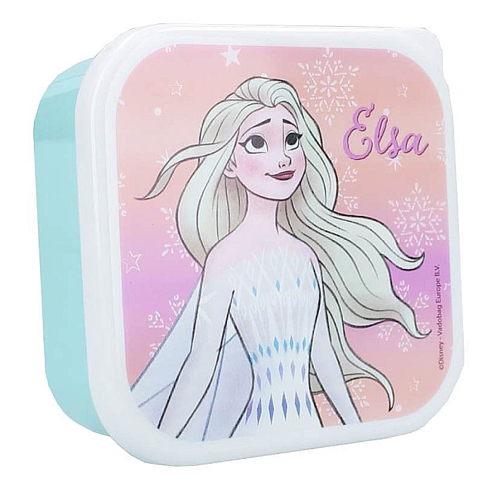 Set 3 caserole alimentare pentru copii, multicolor, plastic fără BPA, Frozen [3]