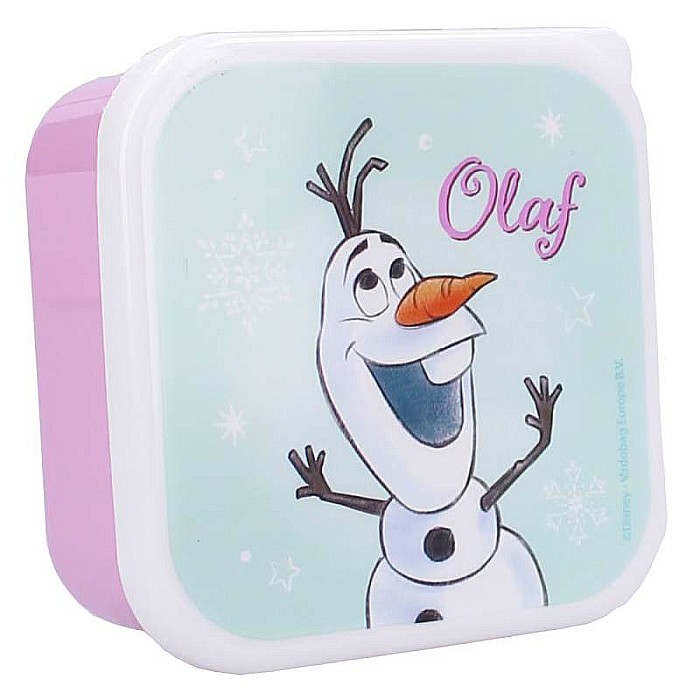 Set 3 caserole alimentare pentru copii, multicolor, plastic fără BPA, Frozen [4]